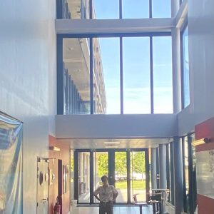 Séminaire hors les murs de Laure Bréaud pour les étudiants de l’Ecole Nationale d’Art et de Design Limoges au Centre sportif de Bugeat