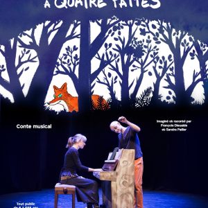 Conte musical tout public, de 5 à 555 ans : « La Fontaine à 4 pattes » au Foyer rural, par la Compagnie La Pierre et le Tapis